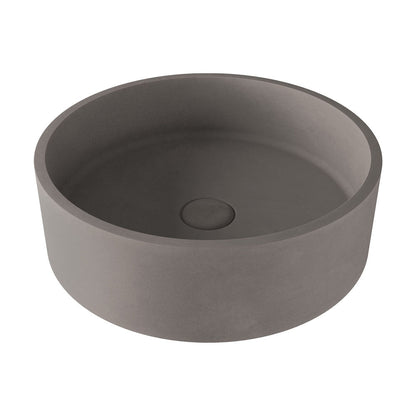Jada Concrete Round Basin Above Counter 390x120mm