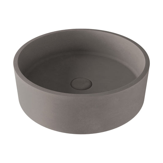 Jada Concrete Round Basin Above Counter 390x120mm