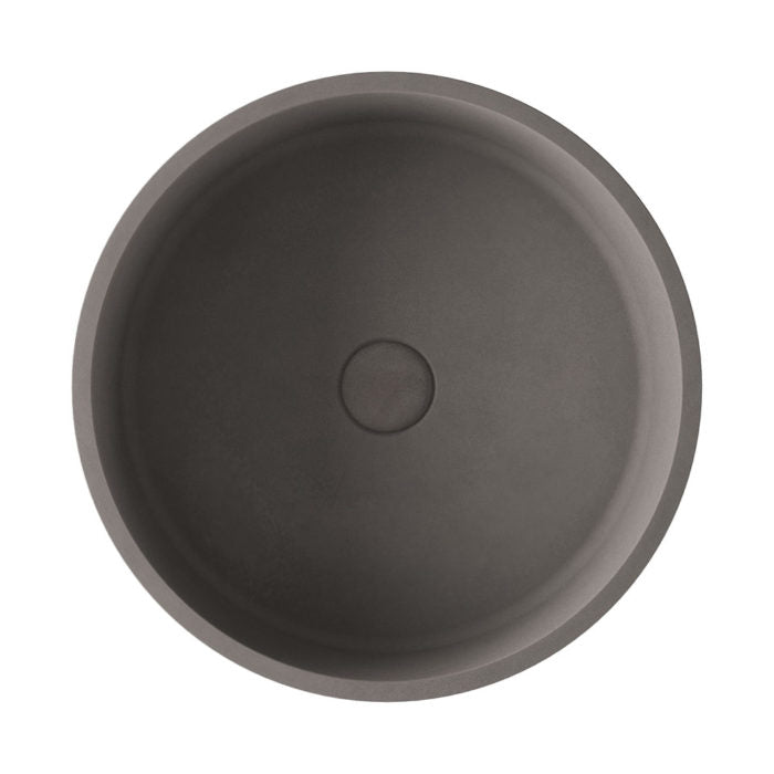 Jada Concrete Round Basin Above Counter 390x120mm