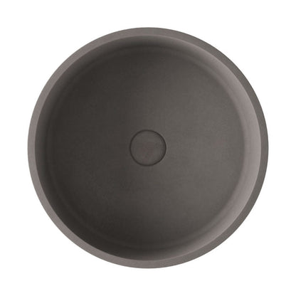 Jada Concrete Round Basin Above Counter 390x120mm