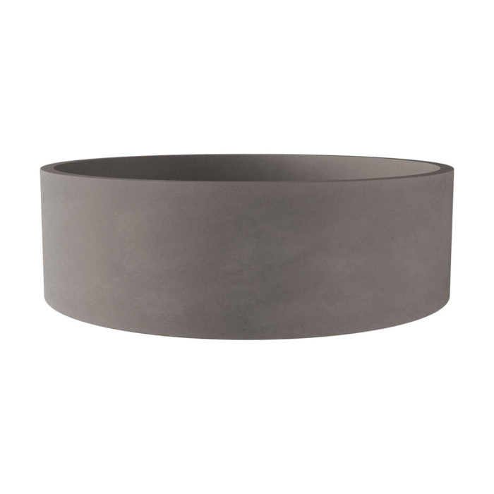 Jada Concrete Round Basin Above Counter 390x120mm