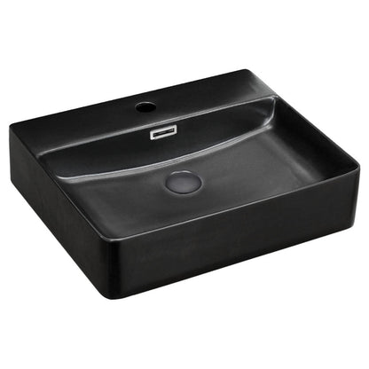 Petra Matte Black Above Counter Basin