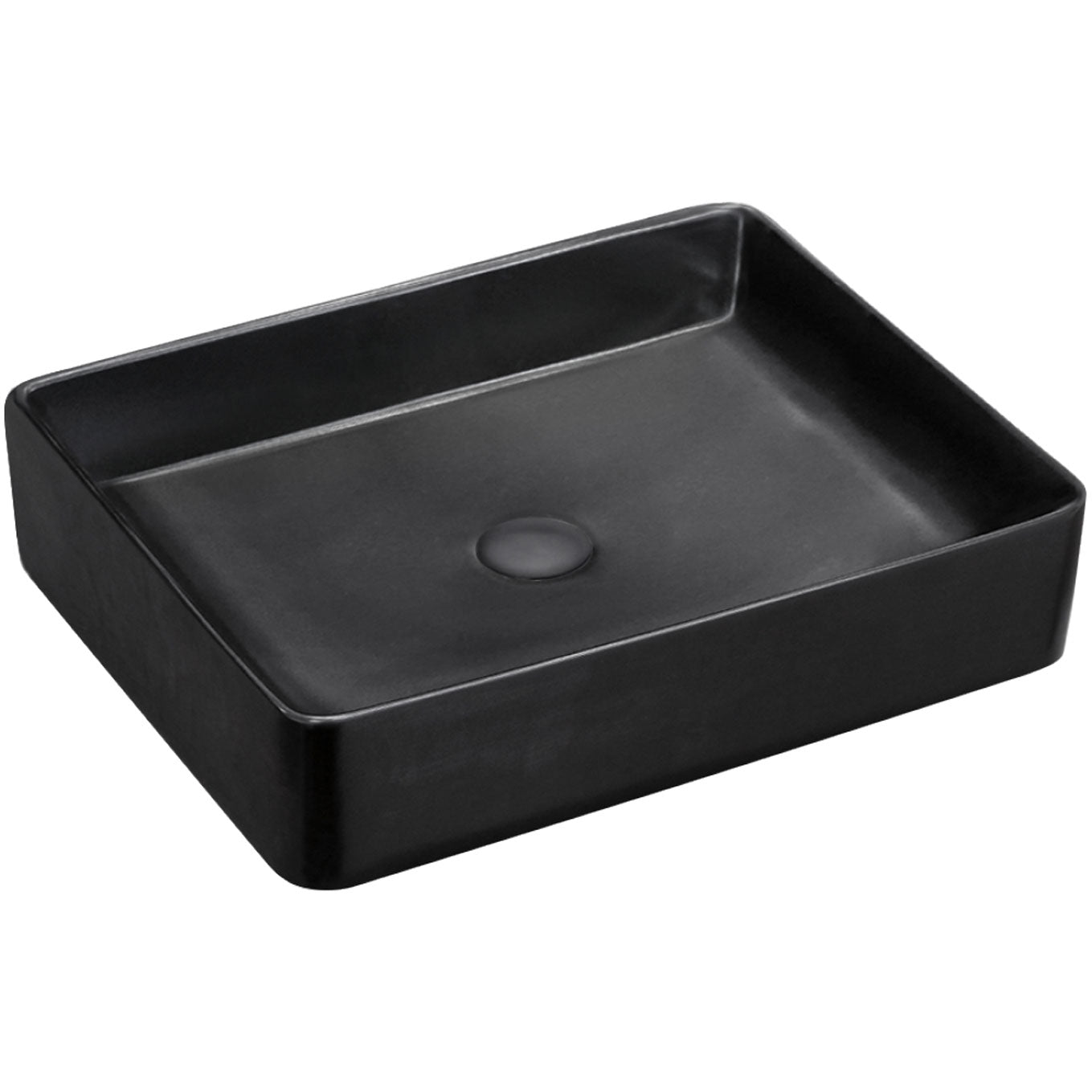 LUCIANA Matte Black Above Counter Basin 510x405x110mm