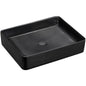 LUCIANA Matte Black Above Counter Basin 510x405x110mm