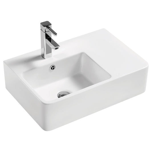 DELTA CARE Wall Hung Basin Left Hand Bowl