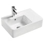 DELTA CARE Wall Hung Basin Left Hand Bowl