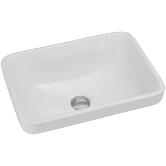 SARAH Semi Inset Ceramic Basin 440 x 310 x 150mm