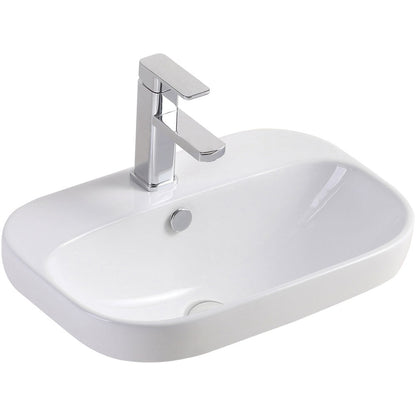 PARISA Semi Inset Basin 1TH 515 x 370 x 190mm