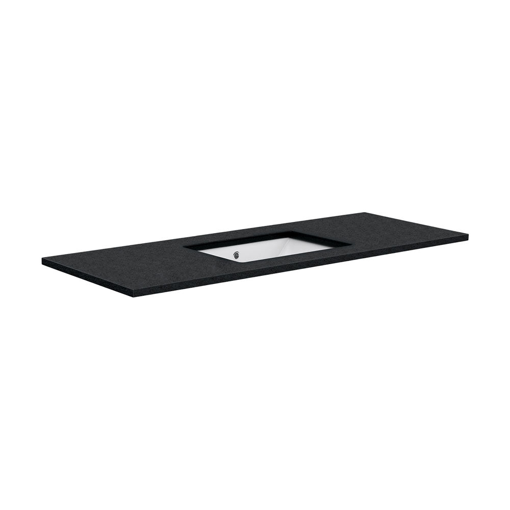 SARAH Undermount BLACK SPARKLE 1200mm Basin Top Only NTH