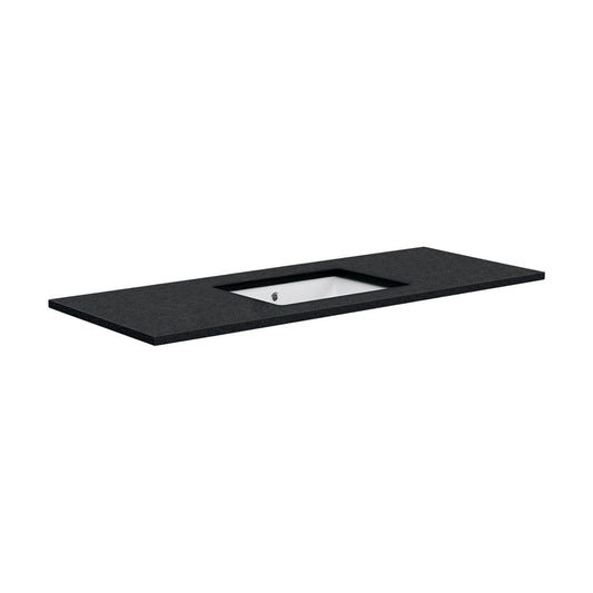 SARAH Undermount BLACK SPARKLE 1200mm Basin Top Only NTH