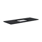 SARAH Undermount BLACK SPARKLE 1200mm Basin Top Only NTH