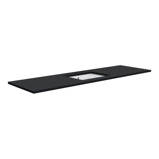 SARAH Undermount BLACK SPARKLE 1500mm Basin Top Only Single Bowl NTH