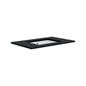 Sarah Black Sparkle 750 Undermount Basin-Top, No Tap Hole