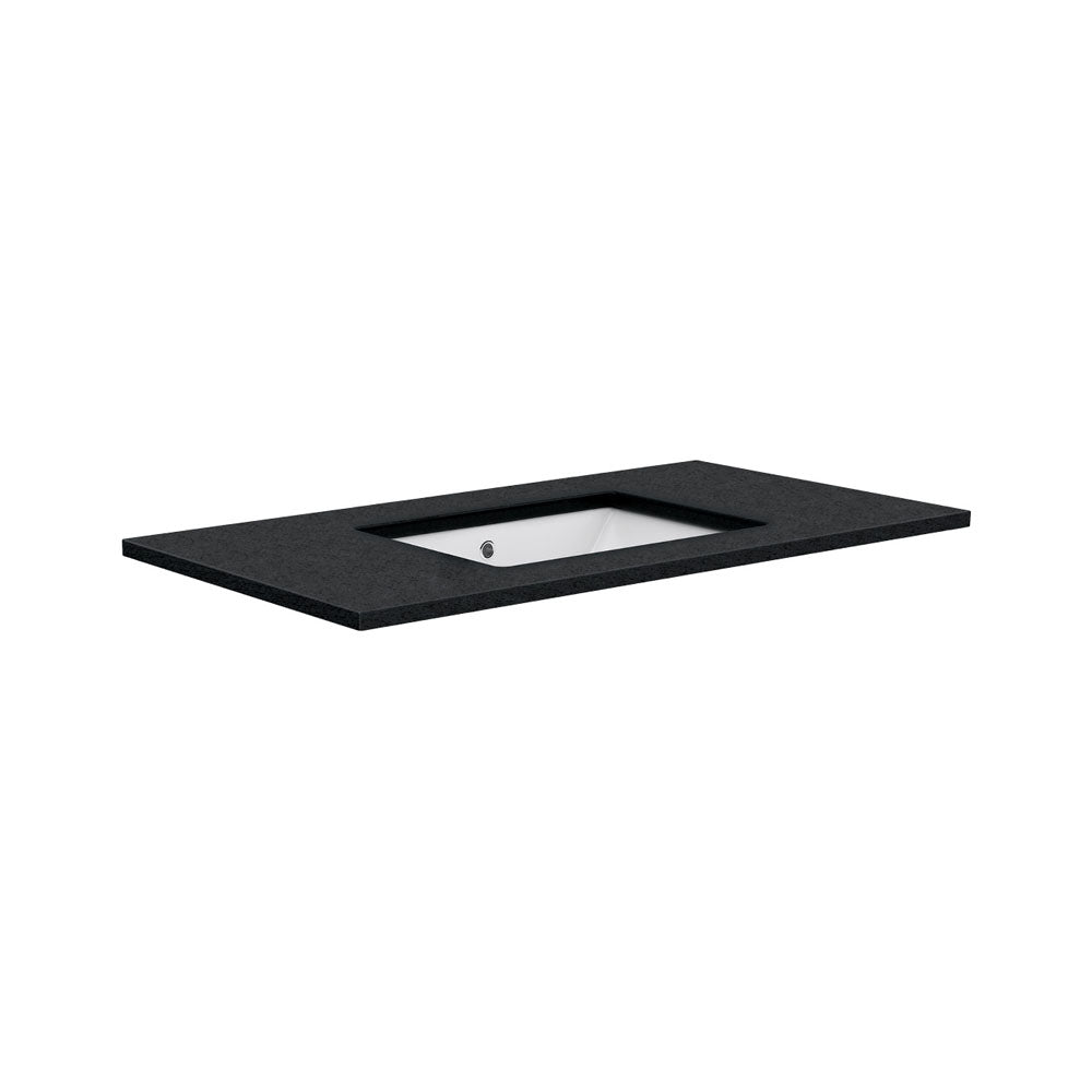 SARAH Undermount BLACK SPARKLE 900mm Basin Top Only NTH