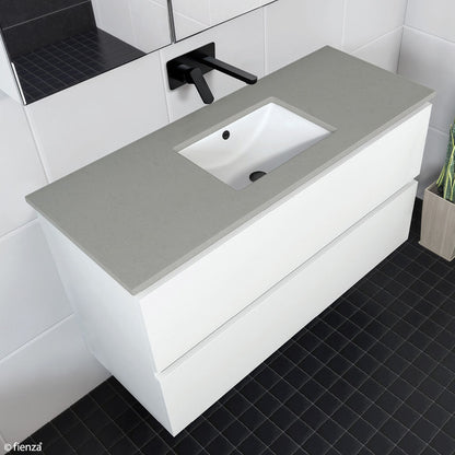 SARAH Undermount DOVE GREY 1200mm Basin Top Only NTH