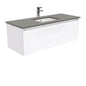 SARAH DOVE GREY 1200 MANU Wall Hung Cab with 2 Internal Drawers 1TH