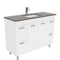 Sarah Dove Grey Undermount 1200 UniCab Vanity on Legs