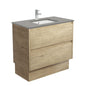SARAH DOVE GREY AMATO 900 SCANDI OAK Vanity On Kick 1TH
