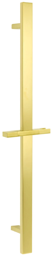 Square Brush Gold Hand held Shower  Rail