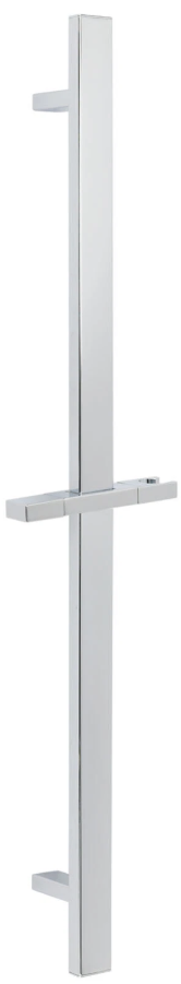 Square Chrome Hand held Shower  Rail