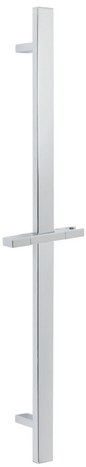 Square Chrome Hand held Shower  Rail