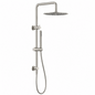 Right Angle Round Shower Station Top Inlet 250mm SS Head NO HANDHELD