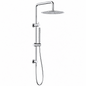 Right Angle Round Shower Station Top Inlet 250mm SS Head NO HANDHELD
