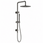 Right Angle Round Shower Station Top Inlet 250mm SS Head NO HANDHELD