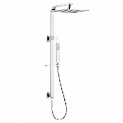 Square Shower Station With 250mm SS Shower Head NO HANDHELD
