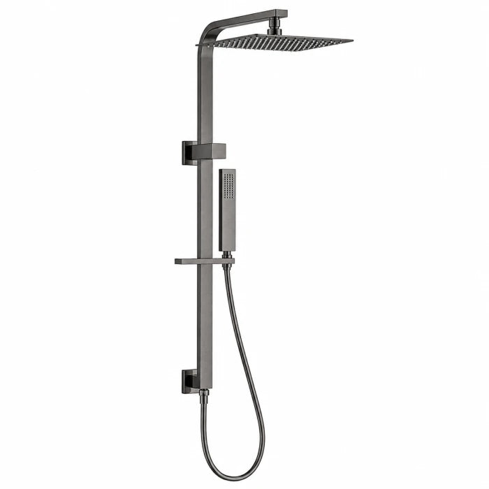 Regio Square Shower Station with 250mm Stainless Steel Shower Head ï¿½ Top Water Inlet