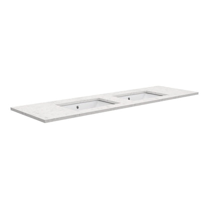 SARAH Undermount BIANCO MARBLE 1500mm Basin Top Only Double Bowl NTH