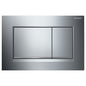 SIGMA 30 Chrome Rectangular Flush Button Plate