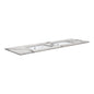 SARAH Undermount CALACATTA MARBLE 1500mm Basin Top Only Double Bowl NTH