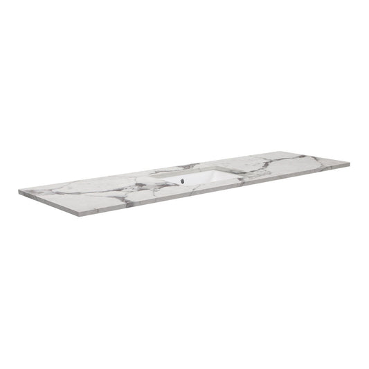 SARAH Undermount CALACATTA MARBLE 1500mm Basin Top Only Single Bowl NTH