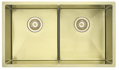 Luminare Sink 760 x 440mm - Double Bowl - French Gold