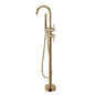Pentro Brushed Yellow Gold Free Standing Spout & Shower