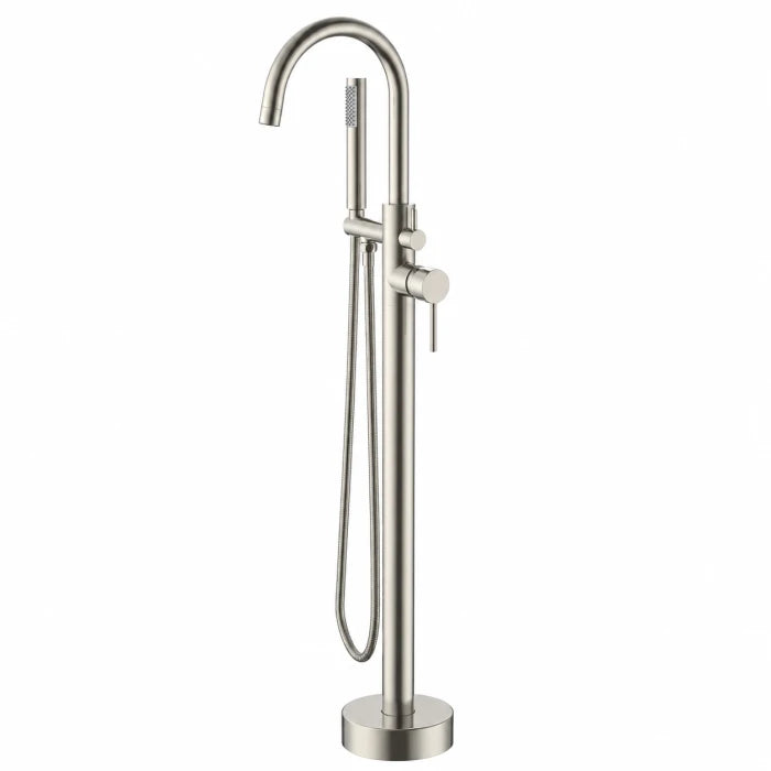 Regio Round Freestanding Bath Mixer with Handheld Shower