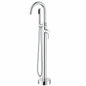 Regio Round Freestanding Bath Mixer with Handheld Shower