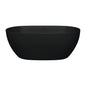 LUCIANA  1500 Matte Black Bath 1500 x 750 x 550mm