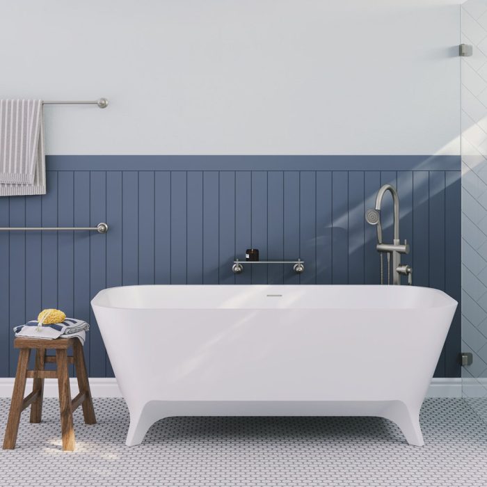 HAMPTON Stone Bath 1600x800x 600mm with Overflow