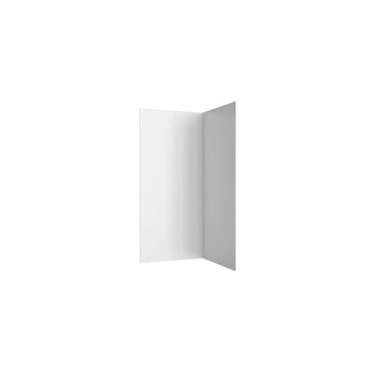 2 Sided Shower Wall Acrylic 900 x 900 x 2000mm
