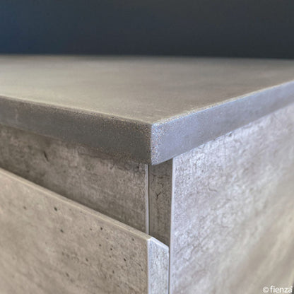 SATORI 1200 Moulded Concrete Basin Top ONLY 1205x465x124mm