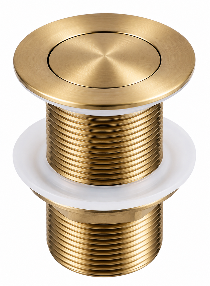 Brass Pop Up Waste No Overflow