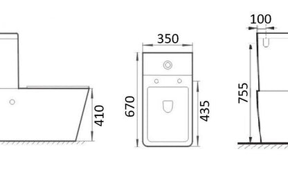 T2051A - Back-to-wall Toilet Suite