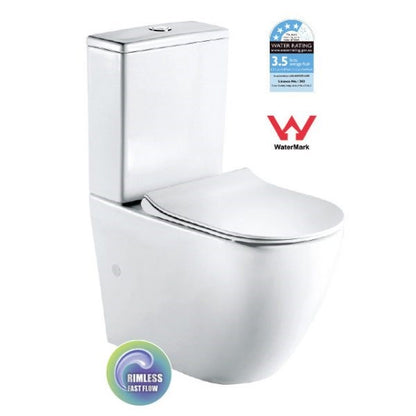 T2141A - Back-to-wall RIMLESS Toilet Suite