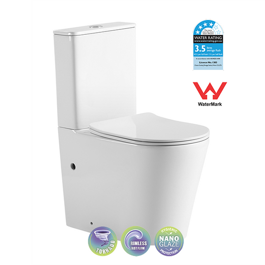 VERA Tornado & Rimless Toilet Suite