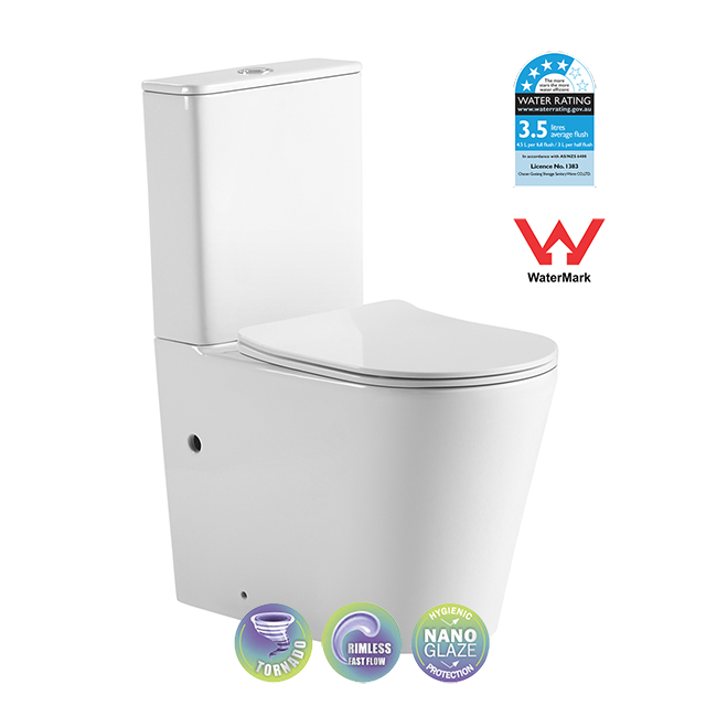 VERA Tornado & Rimless Toilet Suite