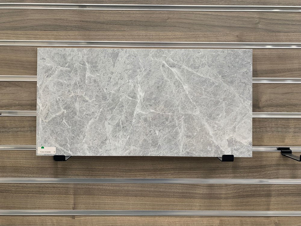 300 X 600 Ceramic Tiles - Gloss Grey