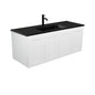 DOLCE Matte Black 1200 MILA SHAKERCAB Vanity Wall Hung 1TH