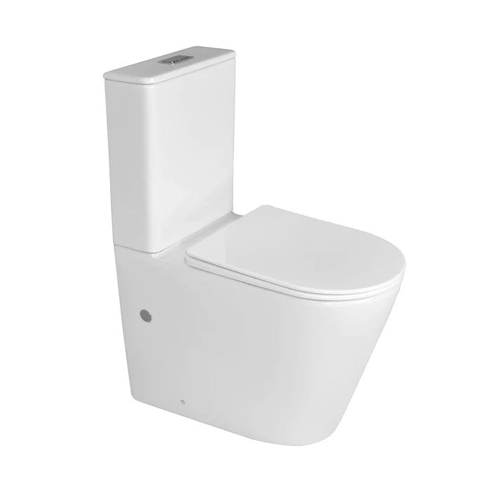Tornado Rimless Toilet Suite + Slim Seat + S trap
